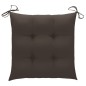 vidaXL Gartenstühle mit Taupe Kissen 8 Stk. Massivholz Teak vidaXL Gartenstühle mit Taupe Kissen 8 Stk. Massivholz Teak