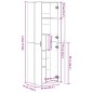 vidaXL Highboard Weiß 60x35x180 cm Holzwerkstoff vidaXL Highboard Weiß 60x35x180 cm Holzwerkstoff