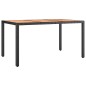 vidaXL 7-tlg. Garten-Essgruppe mit Kissen Schwarz Poly Rattan vidaXL 7-tlg. Garten-Essgruppe mit Kissen Schwarz Poly Rattan