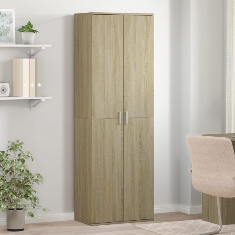 vidaXL Highboard Sonoma-Eiche 60x35x180 cm Holzwerkstoff vidaXL Highboard Sonoma-Eiche 60x35x180 cm Holzwerkstoff