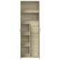vidaXL Highboard Sonoma-Eiche 60x35x180 cm Holzwerkstoff vidaXL Highboard Sonoma-Eiche 60x35x180 cm Holzwerkstoff