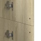 vidaXL Highboard Sonoma-Eiche 60x35x180 cm Holzwerkstoff vidaXL Highboard Sonoma-Eiche 60x35x180 cm Holzwerkstoff