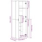 vidaXL Highboard Sonoma-Eiche 60x35x180 cm Holzwerkstoff vidaXL Highboard Sonoma-Eiche 60x35x180 cm Holzwerkstoff