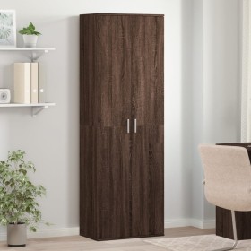 vidaXL Highboard Braun Eichen-Optik 60x35x180 cm Holzwerkstoff