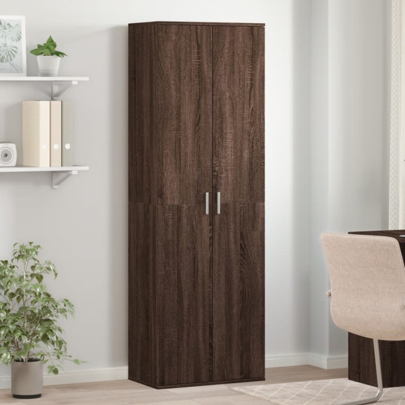 vidaXL Highboard Braun Eichen-Optik 60x35x180 cm Holzwerkstoff vidaXL Highboard Braun Eichen-Optik 60x35x180 cm Holzwerkstoff
