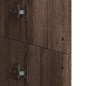 vidaXL Highboard Braun Eichen-Optik 60x35x180 cm Holzwerkstoff vidaXL Highboard Braun Eichen-Optik 60x35x180 cm Holzwerkstoff