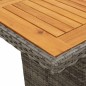vidaXL 11-tlg. Garten-Essgruppe mit Kissen Grau Poly Rattan vidaXL 11-tlg. Garten-Essgruppe mit Kissen Grau Poly Rattan