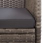 vidaXL 9-tlg. Garten-Essgruppe mit Kissen Grau Poly Rattan vidaXL 9-tlg. Garten-Essgruppe mit Kissen Grau Poly Rattan