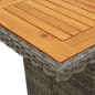 vidaXL 9-tlg. Garten-Essgruppe mit Kissen Grau Poly Rattan vidaXL 9-tlg. Garten-Essgruppe mit Kissen Grau Poly Rattan