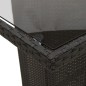 vidaXL 9-tlg. Garten-Essgruppe mit Kissen Schwarz Poly Rattan vidaXL 9-tlg. Garten-Essgruppe mit Kissen Schwarz Poly Rattan