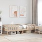 vidaXL Massivholzbett 75x190 cm Kiefer vidaXL Massivholzbett 75x190 cm Kiefer