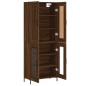 Highboard Braun Eichen-Optik 69,5x34x180 cm Holzwerkstoff Highboard Braun Eichen-Optik 69,5x34x180 cm Holzwerkstoff