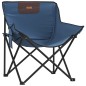 vidaXL Campingstühle 2 Stk. mit Tasche Klappbar Blau vidaXL Campingstühle 2 Stk. mit Tasche Klappbar Blau