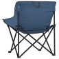 vidaXL Campingstühle 2 Stk. mit Tasche Klappbar Blau vidaXL Campingstühle 2 Stk. mit Tasche Klappbar Blau