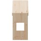 vidaXL Dach für Kinderbett 55x99x139,5 cm Massivholz Kiefer vidaXL Dach für Kinderbett 55x99x139,5 cm Massivholz Kiefer