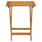 vidaXL 3-tlg. Bistro-Set Beige Stoff und Massivholz vidaXL 3-tlg. Bistro-Set Beige Stoff und Massivholz