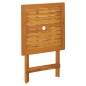vidaXL 3-tlg. Bistro-Set Beige Stoff und Massivholz vidaXL 3-tlg. Bistro-Set Beige Stoff und Massivholz
