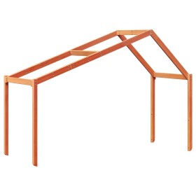 vidaXL Dach für Kinderbett Wachsbraun 203x95,5x142cm Massivholz Kiefer