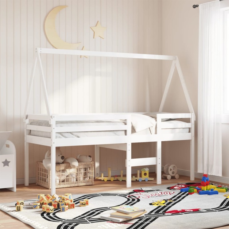vidaXL Dach für Kinderbett Weiß 199x80,5x88 cm Massivholz Kiefer vidaXL Dach für Kinderbett Weiß 199x80,5x88 cm Massivholz Kiefer