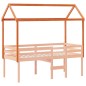 vidaXL Dach für Kinderbett Wachsbraun 217x85,5x154cm Massivholz Kiefer vidaXL Dach für Kinderbett Wachsbraun 217x85,5x154cm Massivholz Kiefer
