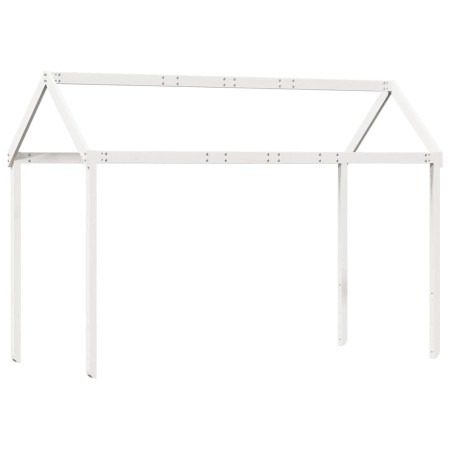 vidaXL Dach für Kinderbett Weiß 207x80,5x151,5 cm Massivholz Kiefer