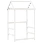 vidaXL Dach für Kinderbett Weiß 108x70x176,5 cm Massivholz Kiefer vidaXL Dach für Kinderbett Weiß 108x70x176,5 cm Massivholz Kiefer