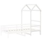 vidaXL Dach für Kinderbett Weiß 108x70x176,5 cm Massivholz Kiefer vidaXL Dach für Kinderbett Weiß 108x70x176,5 cm Massivholz Kiefer