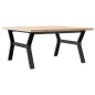 vidaXL Couchtisch Y-Gestell 90x90x45,5cm Massivholz Kiefer & Gusseisen vidaXL Couchtisch Y-Gestell 90x90x45,5cm Massivholz Kiefer & Gusseisen
