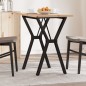 vidaXL Esstisch Y-Gestell 80x50x75,5 cm Massivholz Kiefer & Gusseisen vidaXL Esstisch Y-Gestell 80x50x75,5 cm Massivholz Kiefer & Gusseisen