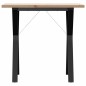 vidaXL Esstisch Y-Gestell 80x50x75,5 cm Massivholz Kiefer & Gusseisen vidaXL Esstisch Y-Gestell 80x50x75,5 cm Massivholz Kiefer & Gusseisen