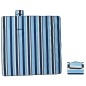 vidaXL Picknickdecke Faltbar Blau und Weiß Gestreift 200x200 cm Samt vidaXL Picknickdecke Faltbar Blau und Weiß Gestreift 200x200 cm Samt