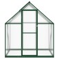 vidaXL Gewächshaus mit Fundamentrahmen Grün 169x114x195 cm Aluminimum vidaXL Gewächshaus mit Fundamentrahmen Grün 169x114x195 cm Aluminimum