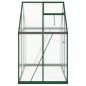 vidaXL Gewächshaus mit Fundamentrahmen Grün 169x114x195 cm Aluminimum vidaXL Gewächshaus mit Fundamentrahmen Grün 169x114x195 cm Aluminimum