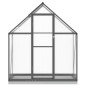 vidaXL Gewächshaus mit Fundamentrahmen Anthrazit 169x58x202 cm Alu vidaXL Gewächshaus mit Fundamentrahmen Anthrazit 169x58x202 cm Alu