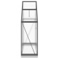vidaXL Gewächshaus mit Fundamentrahmen Anthrazit 169x58x202 cm Alu vidaXL Gewächshaus mit Fundamentrahmen Anthrazit 169x58x202 cm Alu