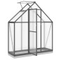 vidaXL Gewächshaus mit Fundamentrahmen Anthrazit 169x58x202 cm Alu vidaXL Gewächshaus mit Fundamentrahmen Anthrazit 169x58x202 cm Alu