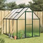 vidaXL Gewächshaus mit Fundamentrahmen Grün 224x169x195 cm Aluminimum vidaXL Gewächshaus mit Fundamentrahmen Grün 224x169x195 cm Aluminimum