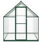 vidaXL Gewächshaus mit Fundamentrahmen Grün 224x169x195 cm Aluminimum vidaXL Gewächshaus mit Fundamentrahmen Grün 224x169x195 cm Aluminimum