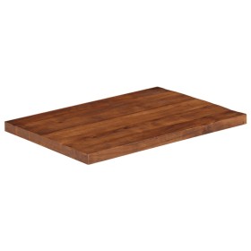 vidaXL Tischplatte 90x70x2,5 cm Rechteckig Altholz Massiv
