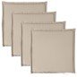 vidaXL Garten-Sitzkissen 4 Stk. Taupe 45x45x2 cm Quadratisch vidaXL Garten-Sitzkissen 4 Stk. Taupe 45x45x2 cm Quadratisch