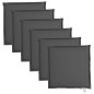 vidaXL Garten-Sitzkissen 6 Stk. Anthrazit 45x45x2 cm Quadratisch vidaXL Garten-Sitzkissen 6 Stk. Anthrazit 45x45x2 cm Quadratisch