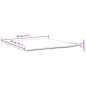 vidaXL Garten-Sitzkissen 6 Stk. Anthrazit 45x45x2 cm Quadratisch vidaXL Garten-Sitzkissen 6 Stk. Anthrazit 45x45x2 cm Quadratisch
