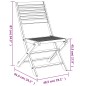 vidaXL Gartenstühle 8 Stk. Klappbar 48,5x61,5x87 cm Massivholz Akazie vidaXL Gartenstühle 8 Stk. Klappbar 48,5x61,5x87 cm Massivholz Akazie