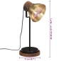 vidaXL Schreibtischlampe 25 W Antik-Messing 17x17x50 cm E27 vidaXL Schreibtischlampe 25 W Antik-Messing 17x17x50 cm E27