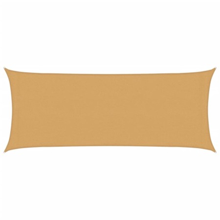 vidaXL Sonnensegel 160 g/m² Rechteckig Sandfarben 2x5 m HDPE