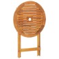 vidaXL 3-tlg. Bistro-Set Cremeweiß Stoff und Massivholz vidaXL 3-tlg. Bistro-Set Cremeweiß Stoff und Massivholz