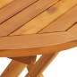 vidaXL 3-tlg. Bistro-Set Cremeweiß Stoff und Massivholz vidaXL 3-tlg. Bistro-Set Cremeweiß Stoff und Massivholz