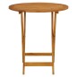 vidaXL 3-tlg. Bistro-Set Beige Stoff und Massivholz vidaXL 3-tlg. Bistro-Set Beige Stoff und Massivholz