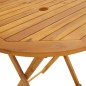vidaXL 3-tlg. Bistro-Set Beige Stoff und Massivholz vidaXL 3-tlg. Bistro-Set Beige Stoff und Massivholz