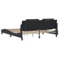 vidaXL Bettgestell mit LED Schwarz 180x200 cm Kunstleder vidaXL Bettgestell mit LED Schwarz 180x200 cm Kunstleder